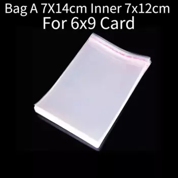 50 шт. Самоклеящиеся пластиковые сумки для ювелирных изделий SWEETPACKING