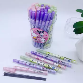 50 шт. Sanrio механический карандаш заполнение Hellokitty Kuromi почтовый автоматический карандаш заполнение стержня студенческие школьные принадлежности канцелярские принадлежности