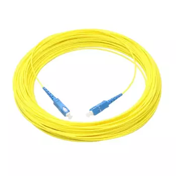 50 шт SC UPC к SC UPC Simplex волоконно-оптический соединительный кабель для интерфейса 1 м 3 м 5 мм SM одномодовый оптический кабель для сети