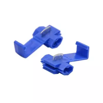 50 шт. синий шотландский замок Quick Splice 18-14 проводной соединитель AWG 802P3