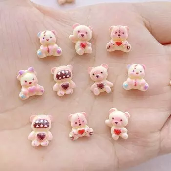 50 шт. смоляные медведи для украшений TSXJY