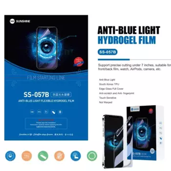 Гибкая гидрогелевая пленка для телефона BES 50 шт.