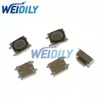 50 шт. тактовый микропереключатель WEIDILY белый 3*4*2.5 мм