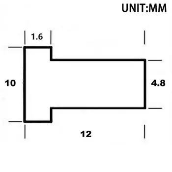 50 шт. Уплотнительный гвоздь для газового счетчика Tsikan