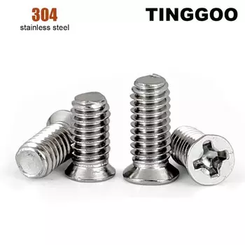 50 шт. Винты TINGGOO М1.6 М2 М2.5 М3 М4 нержавеющая сталь 304