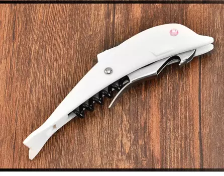 50 шт. Высокое качество креативный Дельфин пробковый винт Штопор многофункциональный открывалка для бутылок вина открывалка для пивных бутылок lin4220