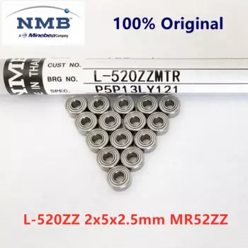 50 шт., высокоскоростные подшипники NMB, фотосессия MR52ZZ 682ZZ 682 2*5*2,5 2*5*2,3 2*5*1,5 мм, точные Миниатюрные шарикоподшипники 520