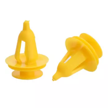 50 шт. зажимы для панелей обшивки автомобильной двери пластиковые фиксированные зажимы Желтые Нейлоновые заклепки крепления отверстие 9 мм для Jeep Grand Cherokee