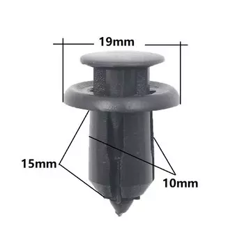 50 шт., зажимы для переднего бампера автомобиля Mazda M3 M6