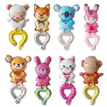 50 шт. животные воздушные шары на запястье CHLEZI