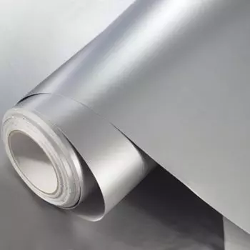 50 см * 200/300 см Стайлинг автомобиля Серебряный металлик матовый алюминий матовая пленка для автомобиля обмотка пленка наклейка