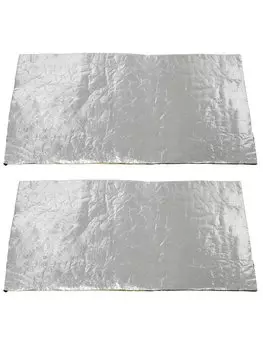 50 см * 25 см автомобильный обтекатель мотоцикла, теплозащитный экран, обертка выхлопной трубы, термоизоляция, универсальный, подходит для всех уличных гусеничных велосипедов