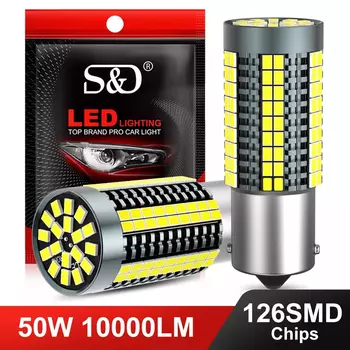 50 Вт P21W Led 1156 BA15S BAU15S PY21W 1157 BAY15D P21/5W R5W R10W T20 7440 W21W P21/5W 7443 W21/5W Светодиодная лампа обратного хода