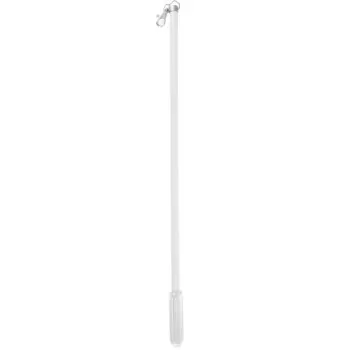 50cm Aluminum Alloy Curtain Track Roman Rod Manual Push Pull Small Lever Hand Black Drapery Accessories Easy Use Smooth