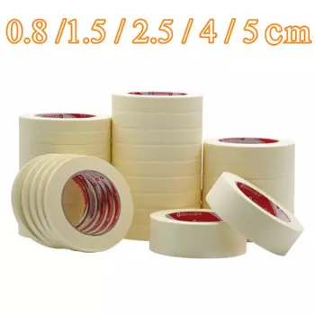 50M Single Side Adhesive Tape DIY Masking Tape for Car Spraying scrapbooking Oil Painting Sketch Drawing Decoration Fixed Glue