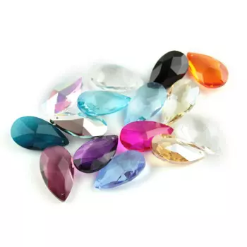 50mm Tear Drop Crystal Lighting Pendants Glass Ceiling Chandeleir Parts Beads Garland Strand Accessories Wedding Party Decor