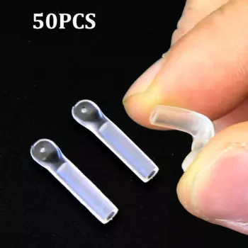 50PCS Carp Fishing Accessories Material Silicone Quick Change Fishing Tackle Waggler Float Adaptors Carp Floats Feeder Fishing