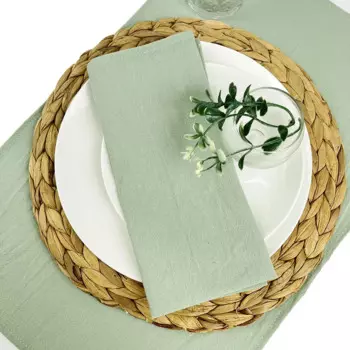 50PCS Cloth Napkins 30x45cm Cotton Serviettes Washable Reusable Weddings Party Baby Shower Restaurant Dinner Table Decoration