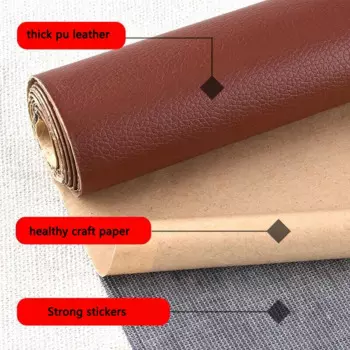 50x137cm Self Adhesive Leather Fix Repair Patch Stick-on Sofa Repairing Subsidies Leather PU Fabric Stickers Patches Scrapbook