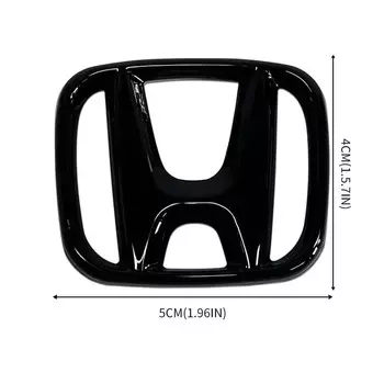 50x40 мм ABS автомобильный чехол на руль, эмблема, наклейка для Honda Envix Odyssey City Jazz Fit CRV Civic Accord Insight Jade Vezel