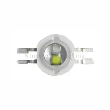 50X Высокое качество 2 Вт двойной цвет синий + белый светодиодный светильник источник