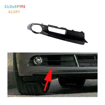 51117049244 передняя противотуманная фара, решетка бампера, накладка правая, не спортивная, для BMW E60, E61, 520i, 525i, 525xi, 530i, 540i, 550i 2002-2007