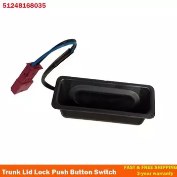 51248168035 Кнопочный переключатель замка крышки багажника для BMW E39 E60 525 528 530 540 M5, кнопка багажника, ручка 2046802391