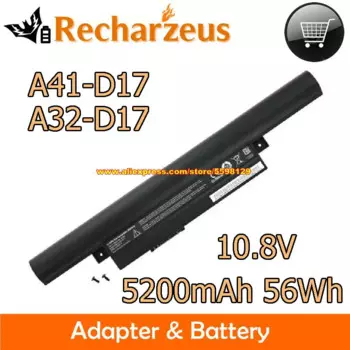 5200mAh 10,8 V Medion A41-D17 D17LS9H A32-D17 Аккумулятор для ноутбука 0B20-01D1000M 40050714 AKOYA 7644 E7415 MD99855 P7648