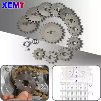 520 10t 11T 12T 13T 14T 15T 16T 17T 18T 19T 20T Зуб 20 мм ID Передняя звездочка двигателя подходит для питбайка ATV Часть мотоцикла