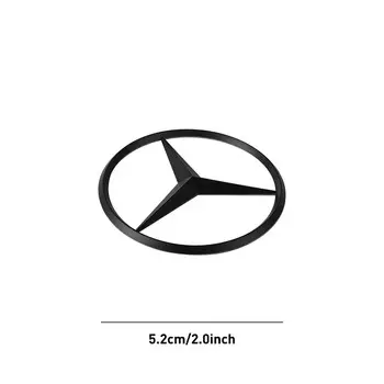 52/58 мм автомобильные наклейки на руль, STAR, эмблема для Mercedes Benz AMG W124 W202 W203 W210 W212 W220, наклейка, автомобильные аксессуары