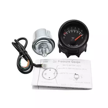 52 мм Датчик температуры воды, масла, датчик температуры масла, датчик напряжения топлива, соотношение воздуха, топлива, повышающий измеритель температуры выхлопных газов, черный, на заказ