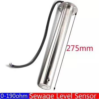 52 мм HTG датчик уровня отходов с сигнализацией, датчик уровня сточных вод 0-190 Ом для датчика воды в лодке, удерживающий датчик резервуара на заказ