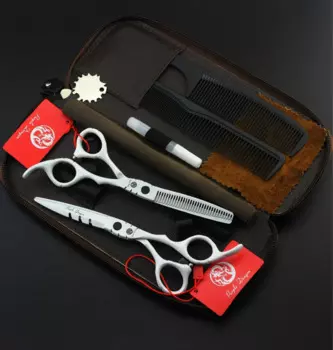 536 #5,5 ''бренд Purple Dragon 4 шт./компл. высококачественные Парикмахерские ножницы парикмахерские ножницы для стрижки филировочные ножницы для волос