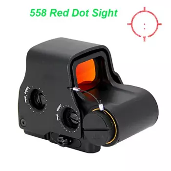 558 Red Dot Sight алюминиевый компактный голографический прицел для отражения T-Dot прицел Охотничья винтовка оптика с креплением QD Weaver Rail
