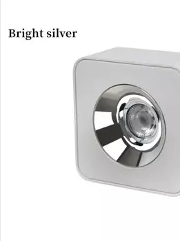 55 мм тонкий квадратный точечный светильник для поверхностного монтажа, 9 Вт, 48 Вт, светодиодный светильник COB с регулируемой яркостью 55 ° Потолочный светильник 12 Вт, 36 Вт, освещение торгового центра для домашнего магазина