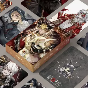 55 шт. аниме Identity V лазерная карта Ithaqua косплей закругленные углы ЛОМО-карта рождественские подарки для девочек
