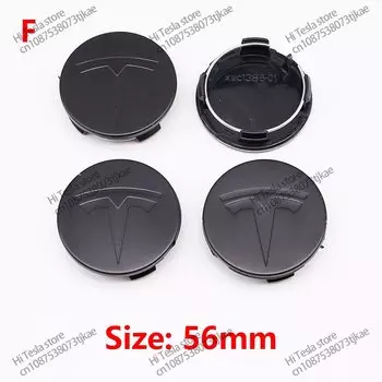 56 мм 4-х шт., центральная крышка колеса с логотипом для Tesla, оригинальные колпаки ступиц Model3 Model Y Model S X, автоаксессуары