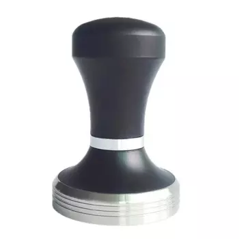 VanKood Темпер для кофе 58/57,5 мм нержавеющая сталь черный