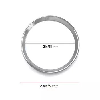 58 мм автомобильный руль, центральная крышка, наклейка с логотипом, металлическое кольцо, аксессуары для Mercedes Benz GLE CLA GLA W213 W246 W205 C117