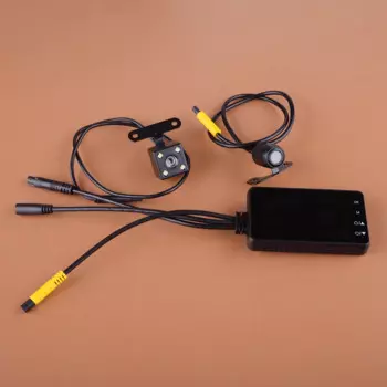 5.0MP IP65 водонепроницаемый мотоциклетный 3-дюймовый ЖК-дисплей с двойным объективом, DVR, регистратор, видеокамера, видеорегистратор 3,5 ~ 4,5 Вт