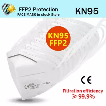 5-100 шт. маска для лица FFP2 маски для лица KN95 фильтрующая маска противопыльная маска маска для рта mascarillas mascherine Tapabocas masque