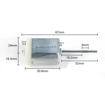 5-100 шт. Автомобильный двигатель 280 32 мм FC280 FC-280 12 В Миниатюрный двигатель постоянного тока для автомобильного дверного замка