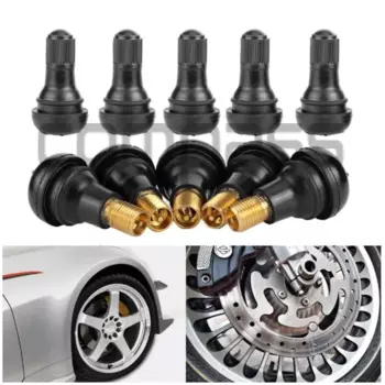 5/10/15Pcs Universal TR412 Snap-in Rubber Car Vacuum Tire Tubeless Tyre Valve Stems For Auto Motorcycle ATV Wheel Accessories