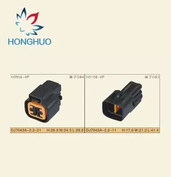 5/10/20/50/100 шт., 4-контактный/двухсторонний Штекерный Электрический Автомобильный датчик кислорода, разъем для разъема Mitsubishi