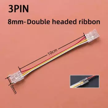 5/10/30/50 шт. 5 мм/8 мм/10 мм 2 контакта 3 контакта 4 контакта SMD Led COB двойная лампа с кабелями без пайки легкая угловая Светодиодная лента