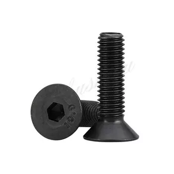 5/10/50 шт. Болты шестигранные плоские потайные WHOOPEE М1.6-М8 сталь 10.9