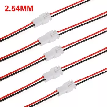 5/10 пар Мини JST 1,25 мм PH2.0mm XH2.54mm JST SM Штекерный разъем 1,25/2,0/2,54 2P электронный соединитель провода