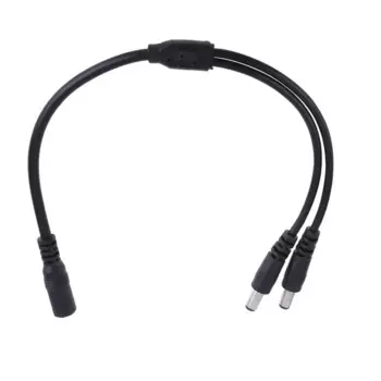 5/10 шт., 12 В постоянного тока, разветвитель питания, 1 гнездо на 2, 3 4 5 шт., кабель видеонаблюдения, аксессуары для камеры, адаптер питания 2,1*5,5 мм