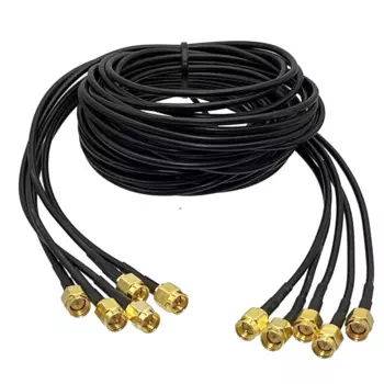 5-10 шт. RG174 SMA штекер к SMA штекер соединитель RF Pigtail Коаксиальная перемычка Кабель провода терминалы 4 дюйма ~ 10 футов