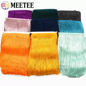 5/10Meters 30cm Polyester Tassel Fringe Colorful Tassels Trim Lace Curtain Stage Clothes Decor Fringes DIY Sewing Accessories